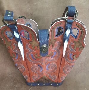 Boot Purse Adjustable f/ Shoulder or Chest  Carry